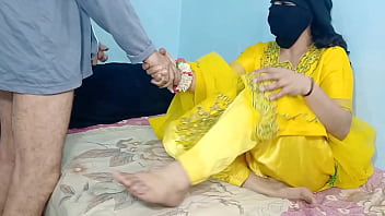 Sultry Desi Bhabhi In Yellow Dress Rides Hard In Cowgirl And Reverse, Taking It Raw And Deep