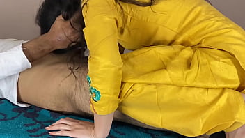 Massive Hard Cock Rubdown With A Horny Indian Aunty