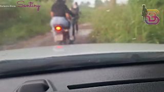 Por Pouco Meu Marido Policial Não Me Flagra Levando Rola Grossa No Carro