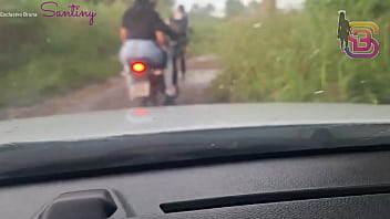 Por Pouco Meu Marido Policial Não Me Flagra Levando Rola Grossa No Carro