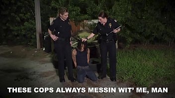 Curvy Milf Cops Dominate And Punish Their Black Prisoner