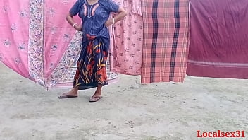 Sultry Bengali Village Wife Gets Pounded Doggystyle Outdoors By Her Secret Lover In This Steamy Official Video.