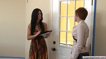 Petite Milf Gets Her Tight Body Dominated By A Demanding Lesbian Client