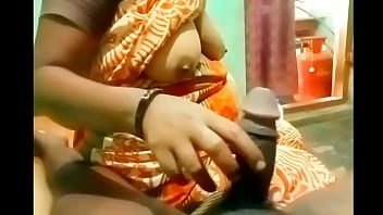 Auntie’s Skilled Hands Shaping A Young Man’s Throbbing Shaft