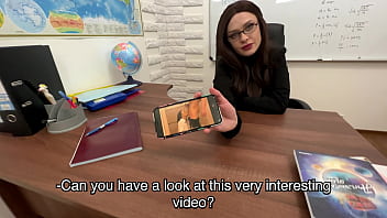 Caught In The Act: My Teacher Stumbled Upon My Private Pleasure Reel