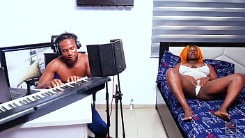 Ebony Beauty Gets Railed On The Mixing Board In The Sound Booth