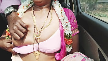 Sizzling Desi Aunty Gets Wild In The Car With Steamy Telugu Whispers And Raw Passion.