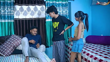 A Lonely Desi Virgin Gets Ravenously Taken By Two Of Her Friends In A Hardcore Home Invasion, Full Movie With Hindi Audio.