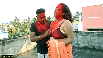 Lucky 18-year-old Tamil Stud Ravages Two Horny Milf Bhabhis In Wild Threesome Fuck Fest