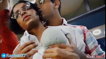 A Young Girl Gets Railed On A Moving Bus, Moaning In Hindi The Whole Time