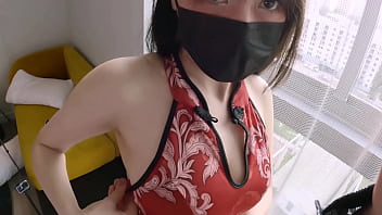 My Asian Bombshell’s Massive Tits Bounced Wildly As I Pounded Her In Her Tight Cheongsam, Making Her Gush All Over Me.