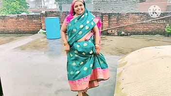 Soaked In The Storm, My Bhabhi Moans In Hindi As She Takes Every Thrust