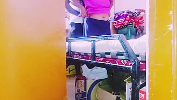 Unlucky Desi Housewife Gets Railed By The Local Shopkeeper With Filthy Telugu Whispers In Her Ear.