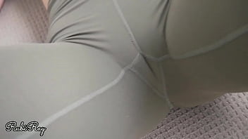 Filling My Step-sister’s Tight Yoga Pants With A Hot Load Before She Hits The Gym