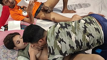 Wet And Wild Bikini Babe Shathi Khatun Gets Double Stuffed By Hanif And Shapan Pramanik