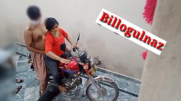 Riding Hard On A Friend’s Bike With Steamy Hindi Moans