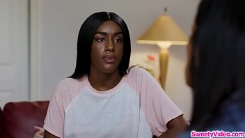 Ebony Temptress Lures Her Milfy American Stepmom Into A Steamy Sapphic Affair