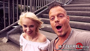 Blonde Bombshell Gets Railed In Public And Busted By The Cops.