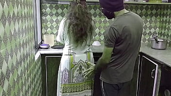 Spicy Indian Bhabhi Gets Ravaged In The Kitchen While Cooking – Hindi Moans