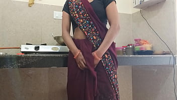 Spicy Desi Village Bhabhi Gets Wild Kitchen Fuck With Loud Hindi Moans