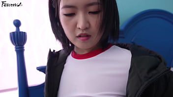 Sultry Korean Vixen Teases In Sheer Black Stockings For Your Private Fantasy