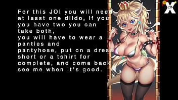 Bowsette Dominates You Into Her Personal Anal Whore – A Joi Cei Sissy Training Session