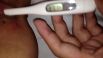 Steamy Asian Pussy Temperature Probe