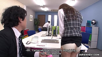 Greedy Asian Secretary Swallows Every Last Drop From Her Boss’s Thick Cock