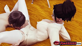Naughty 3d Hentai Animation: Busty Anime Teacher Spreads Wide And Gets Her Wet Pussy Devoured
