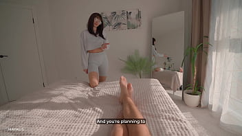 My Step Sister’s Wild Card Game Ends With Her Tight Little Pussy On The Line