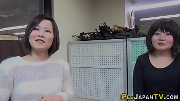 Desperate Japanese Milfs Gush Their Golden Streams