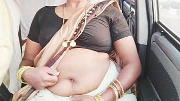 Sultry Saree-clad Call Girl Fucks Hard In The Car With Raw Telugu Dirty Talk