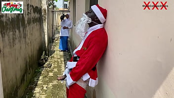 Naive 18-year-old Hijab-wearing Reporter Gets An Early Christmas Gift As Santa Gives Her A Steamy Pounding Outside The Compound While She Tests Her New School Camera (watch The Full Scorching Videos On Red)
