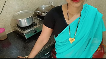 Unfaithful Bride Moans For Step-brother’s Rough Kitchen Doggy While Hubby Chats Away