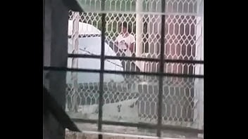 Caught My Slim Desi Neighbor In A Very Naughty Position