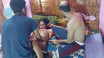 Sizzling Ebony Beauty Gets Stretched To The Limit By Two Massive Cocks Plunging Deep Into Her Tight Pussy, Featuring Bengali Studs Hanif And Manik Mia With The Insatiable Popy Khatun