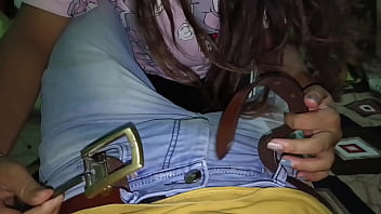 My Muslim Girlfriend’s Climax Erupts As Her Boyfriend Settles Beside Her, Moaning Through A Hindi Audio-fueled Blowjob