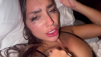 Sisi Rose Spreads Wide For Teddy Tarantino’s Massive Cock, Gagging On Spit And Taking A Brutal, Raw Anal Pounding Until He Floods Her With Cum In This Rough Hotel Fuck.