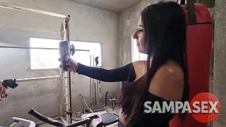 Sweaty Anal Training With Natty Hot In The Gym