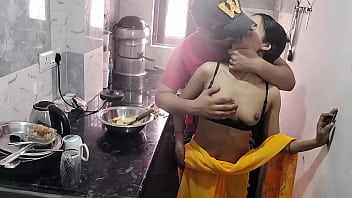 Sizzling Desi Bhabhi Gets Ravished By Her Husband In The Kitchen