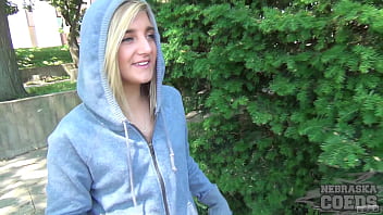 Sizzling Scholar Strokes Her Sopping Cunt In A Daring Public Display