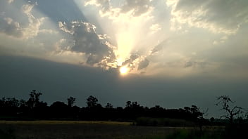 Dawn’s Golden Glow Over The Rustic Village – A Sensual Sunrise In The East
