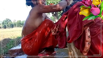 Rati Bhabhi’s Outdoor Bath Had Her Husband’s Cock Rock Hard, So He Rushed Home To Pound Her Dripping Wet Pussy