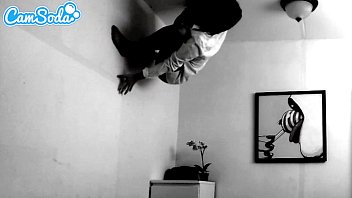 Reckless Latina Step-sister, Wild And Possessed, Streams Upside Down, Her Untamed Bush On Full Display For The Camera.