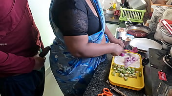 Exposing Myself And Stroking My Cock For My Tamil Maid Kanika