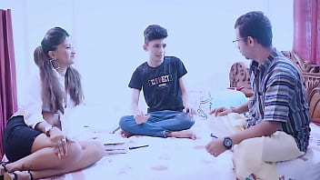 Naughty Indian Teen’s Wild Threesome With Her Teacher And Stepbrother