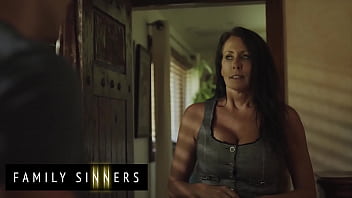 Desperate For A Real Man, Reagan Foxx Begs Her Stepson Codey Steele To Fill The Aching Void Her Husband Can’t Satisfy.